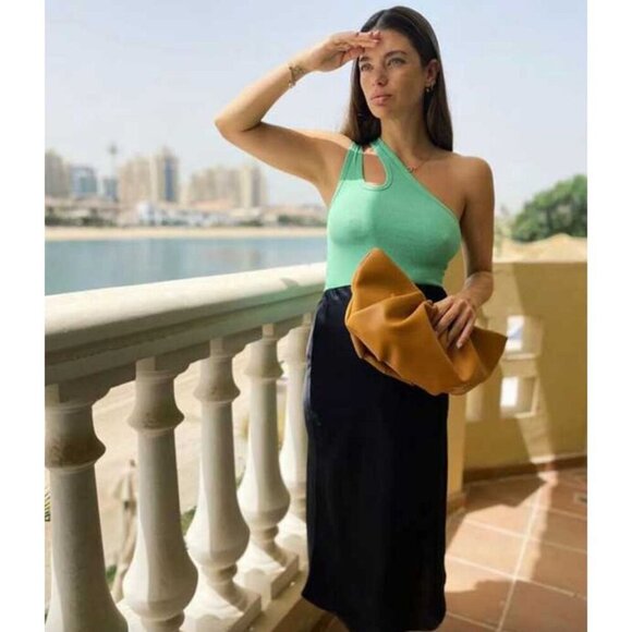 Senreve Cornetti Crossbody Clutch Bag Detachable Strap Saddle Womens Size OS - Picture 4 of 15